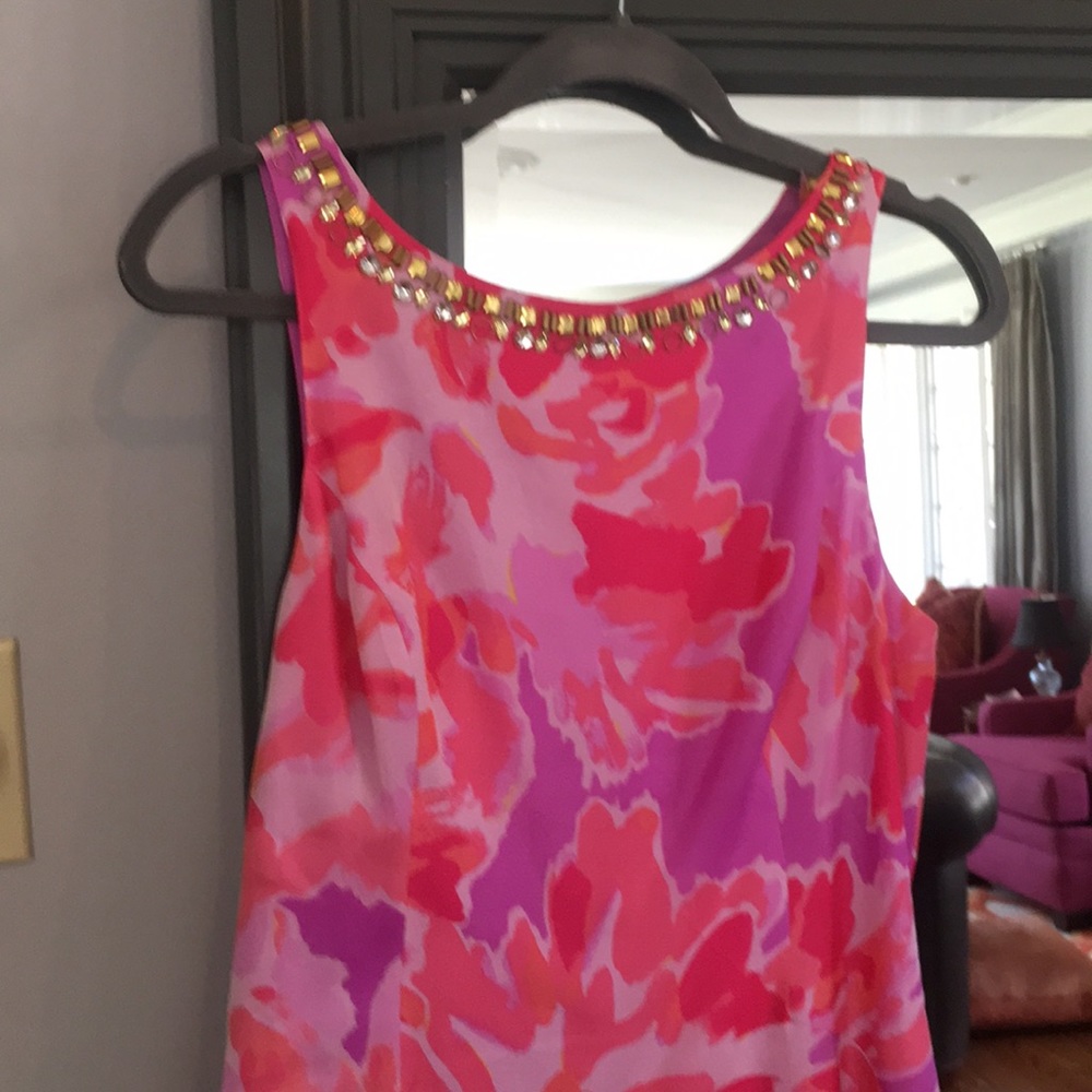 Lily Pulitzer silk cocktail dress size 8